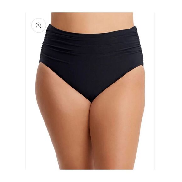 Magicsuit Solids Shirred Jersey Brief - Picture 1 of 6